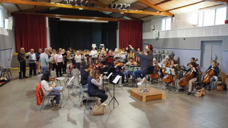 2023 Répétition Orchestre Symphonique Toulouse Lauragais avec chorale à Escalquens