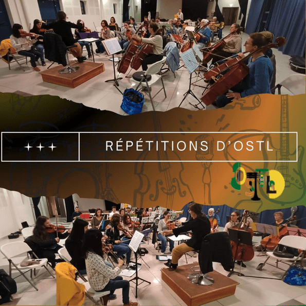 Répétition de l'orchestre OSTL
